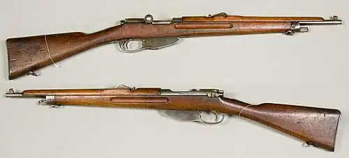 La Carabina No.3 Modelo Antiguo del Museo del Ejército sueco.