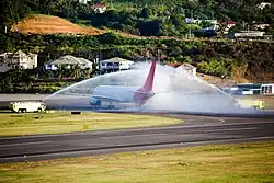 Vuelo inaugural del aeropuerto (2017)