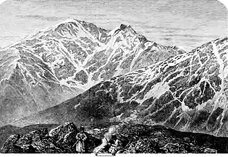 The frosty Caucasus (El Cáucaso helado), por Florence Craufurd (1875).