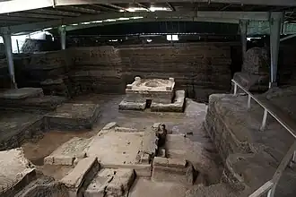 Ruinas de un poblado maya en Joya de Cerén