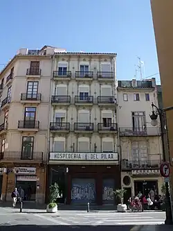 Hostal de la antigua Hospedería del Pilar (Valencia).