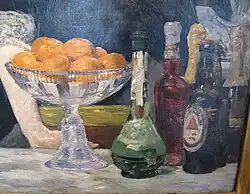 Edouard Manet, detalle del lienzo El bar del Folies Bergère (1882).