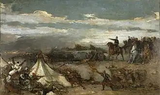 Episodio de la Batalla de Tetuán, 1868, Museo del Prado.