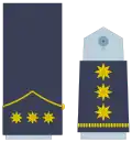 Divisa coronel Ejército del Aire.
