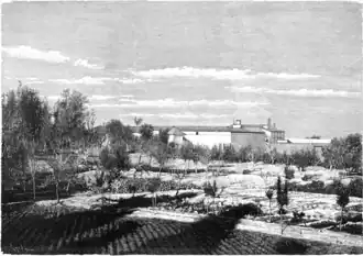 Finca El Encín de Alcalá de Henares. Grabado publicado en La Ilustración Española y Americana en 1882.