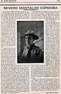 Obituario escrito por Juan Antonio Dimas, tras la trágica muerte de Severo Montalvo Córdoba.