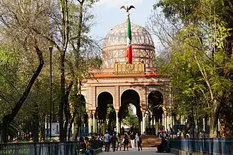 Kiosco Morisco (c.1884) en Santa María la Ribera, Ciudad de México, México
