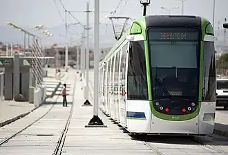 Tren Citadis en la línea 6 en El Mourouj.