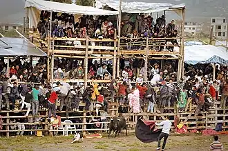 Corrida de toros en Machachi
