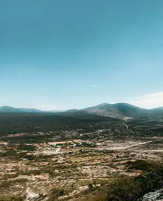 El Pirú vista desde el Cerro de El Palmar.