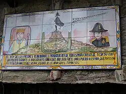 Representación artística del Reino de Patones situada en el actual Patones de Arriba