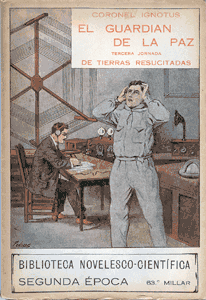 Tierras resucitadas, El guardián de la paz (1924), portada de Mariano Pedrero