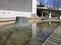 El submarino enterrado (1991), de Josep Maria Riera i Aragó, parque de las Aguas.