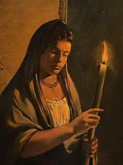 Asistente al velorio y vela