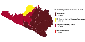 Elecciones regionales de Arequipa de 2022
