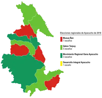 Elecciones regionales de Ayacucho de 2018