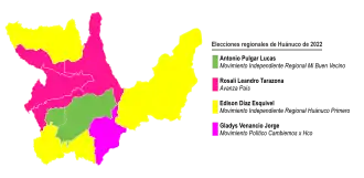 Elecciones regionales de Huánuco de 2022