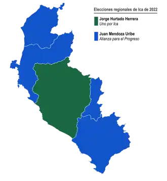Elecciones regionales de Ica de 2022