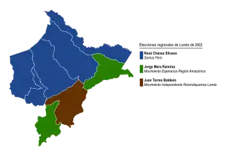 Elecciones regionales de Loreto de 2022