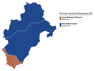 Elecciones regionales de Moquegua de 2022