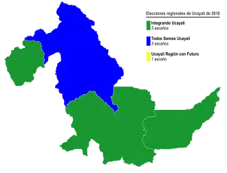 Elecciones regionales de Ucayali de 2010