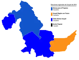Elecciones regionales de Ucayali de 2018