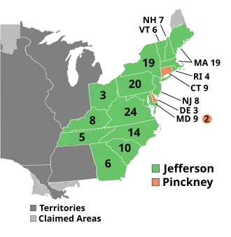 Electoral College map