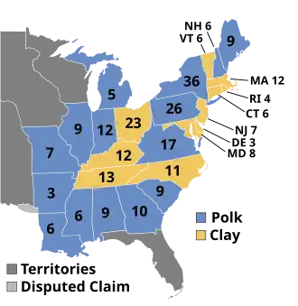 Elecciones presidenciales de Estados Unidos de 1844