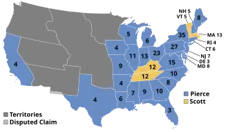 Elecciones presidenciales de Estados Unidos de 1852