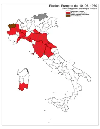 Elecciones al Parlamento Europeo de 1979 (Italia)