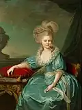 Retrato de Elisabetta Guglielmina de Württemberg, 1785