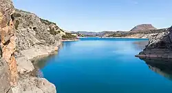 Vista desde el puente en dirección a Ibdes.