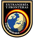 Distintivo de función del área de Extranjería y Fronteras