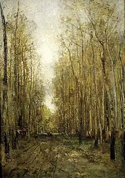 Waldweg bei Plankenberg im Herbst