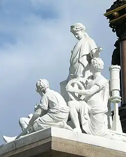 Grupo de la "Ingeniería", obra de John Lawlor