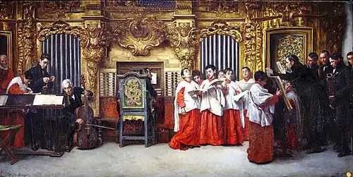Ensayo al órgano (Matías Moreno González, 1880)