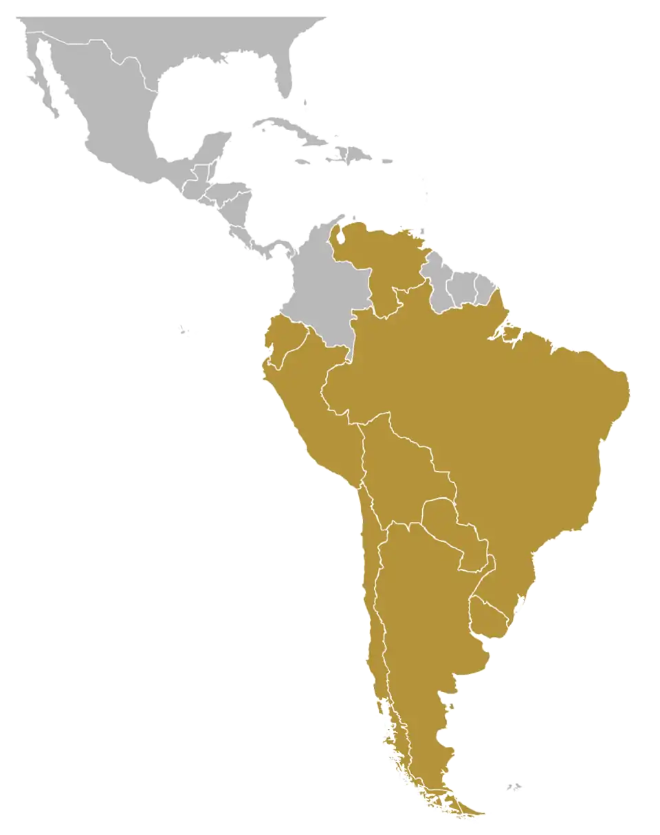 Copa Libertadores 1965 está ubicado en América del Sur