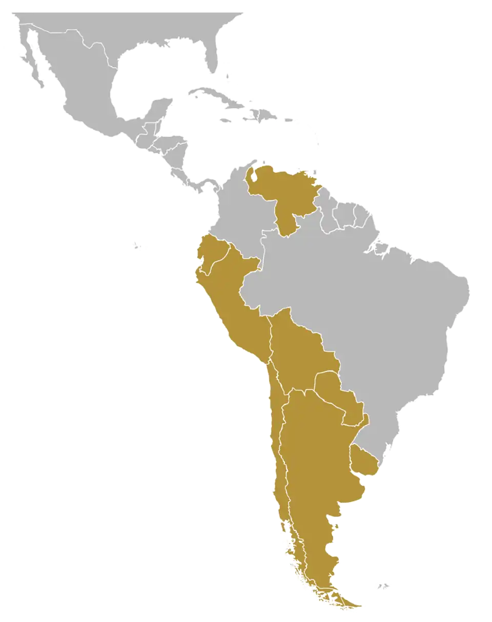 Copa Libertadores 1966 está ubicado en América del Sur