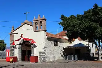 Exterior de la Ermita, los días de su fiesta.