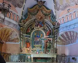 Retablo en la ermita