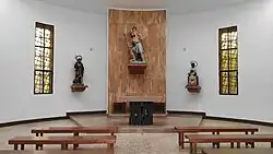 Interior de l'ermita de Sant Cristòfol