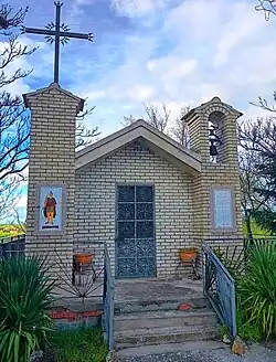 Ermita nueva de San Medel, capilla situada junto a la gasolinera de la Autovía de Pinares