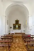 Interior de la ermita