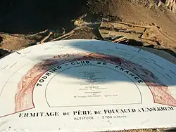 Imagen panorámica desde la ermita de Carlos de Foucauld en Assekrem, a 2 780 m s. n. m.