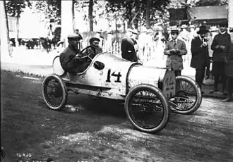 En el gran Premio de Francia de 1911