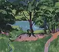 Ernst Ludwig Kirchner "Bohemian Lake" 1911