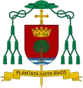 Escudo como Obispo Auxiliar de Portoviejo.