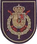 Escudo de la Guardia Real en la época de Juan Carlos I