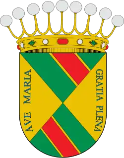 Representación heráldica del blasón aprobado