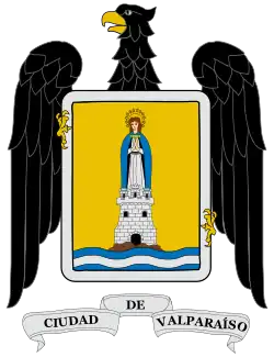 Escudo de la ciudad de Valparaíso.